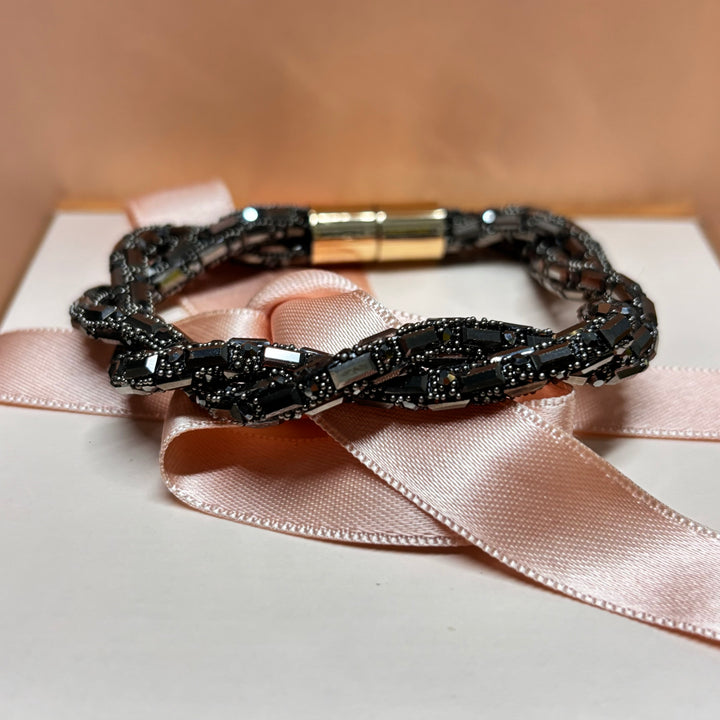 Grey twisted bracelet
