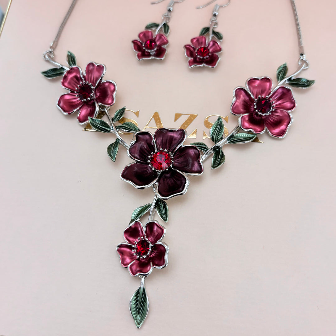 Flower red set