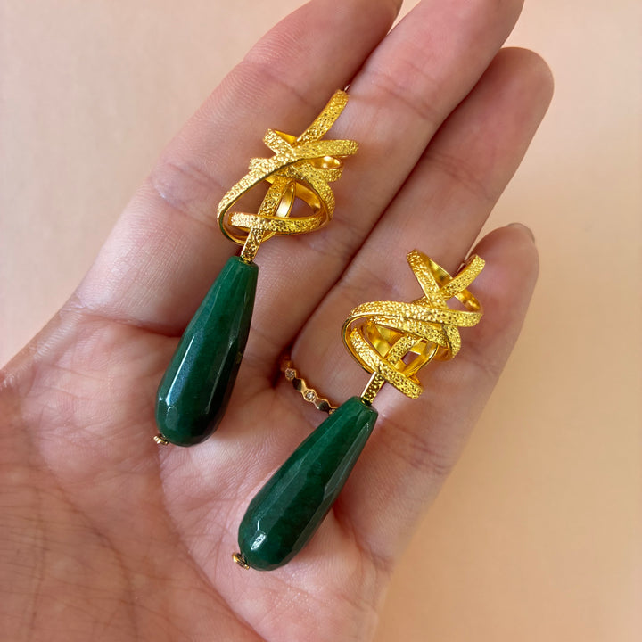 Handmade green set