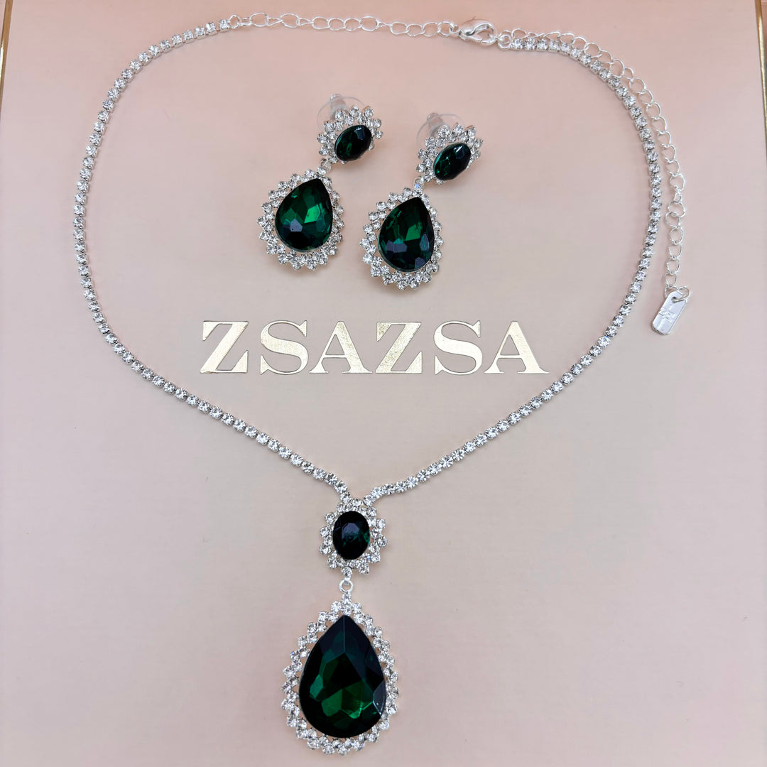 Teardrop pendant set