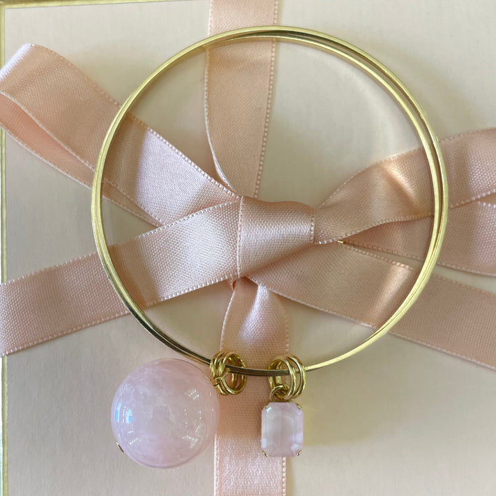 Light pink Swarovski bangle