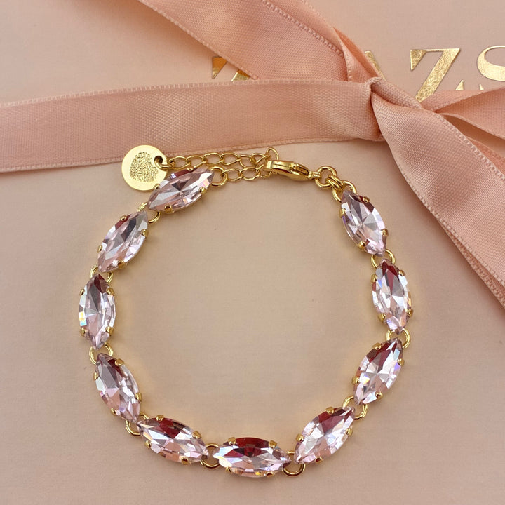 Pink gold plated set