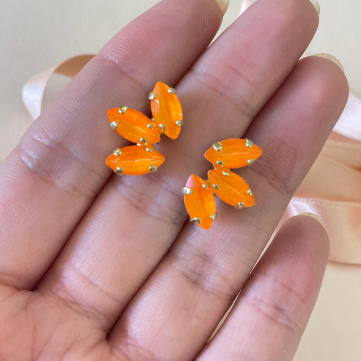 Neon orange summer set