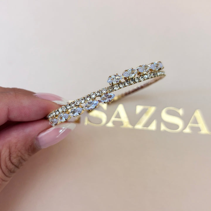 Dainty zircone bangle