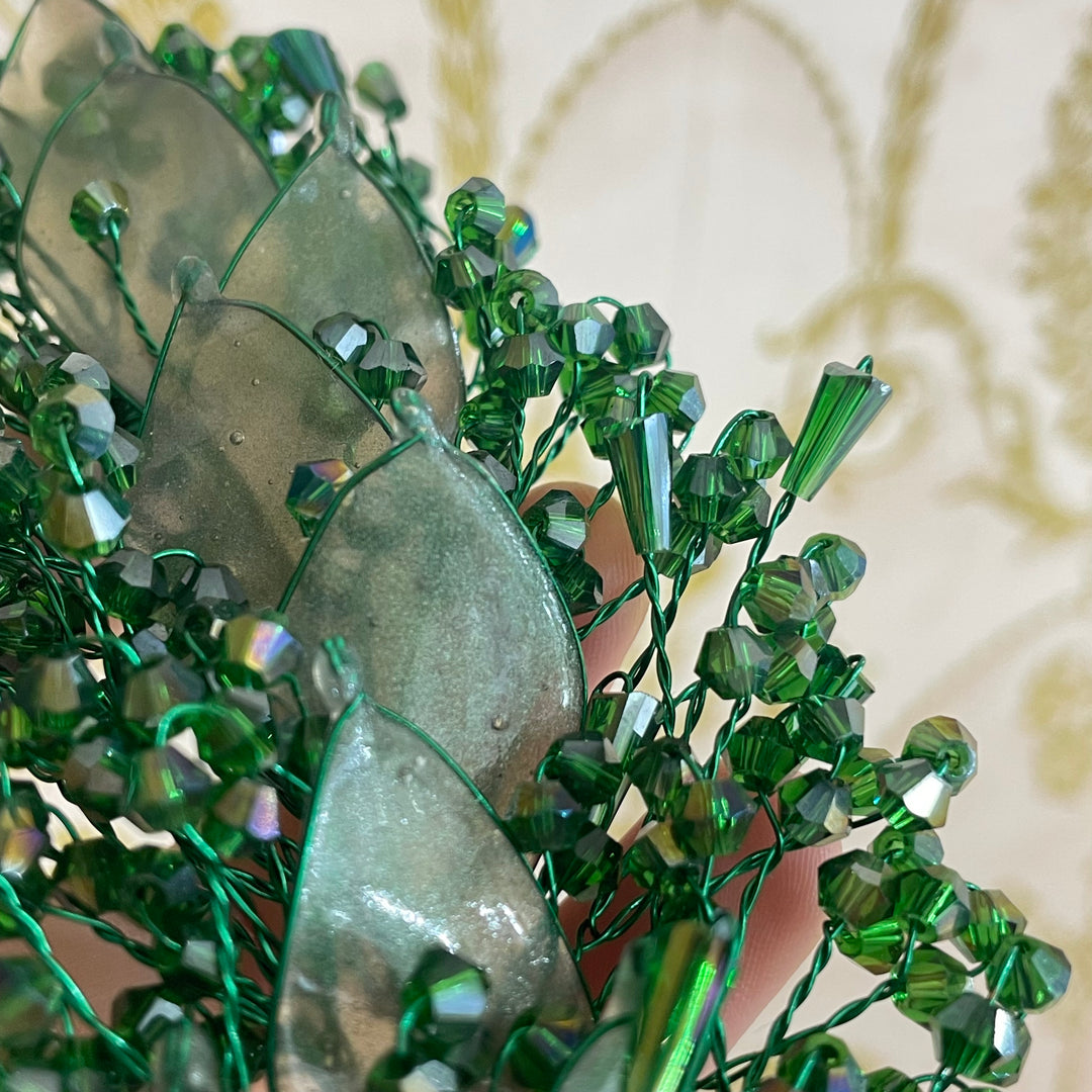 Green hair vine with comb