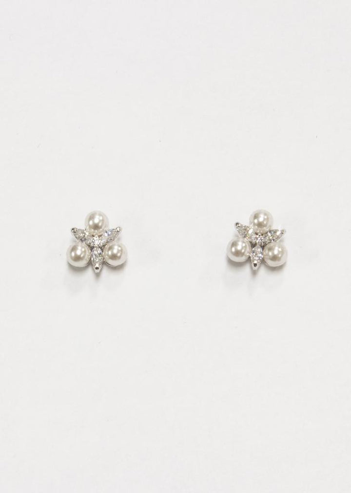 Classic Cubic zircone with pearls set