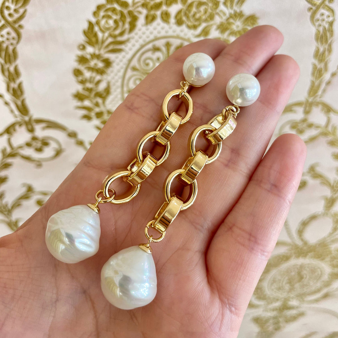 Mallorca gold earrings