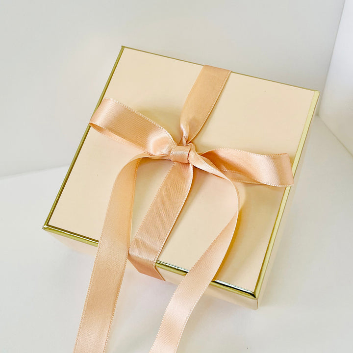 Green and champagne Swarovski crystal earrings