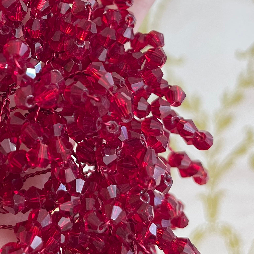 Basic dark red headband