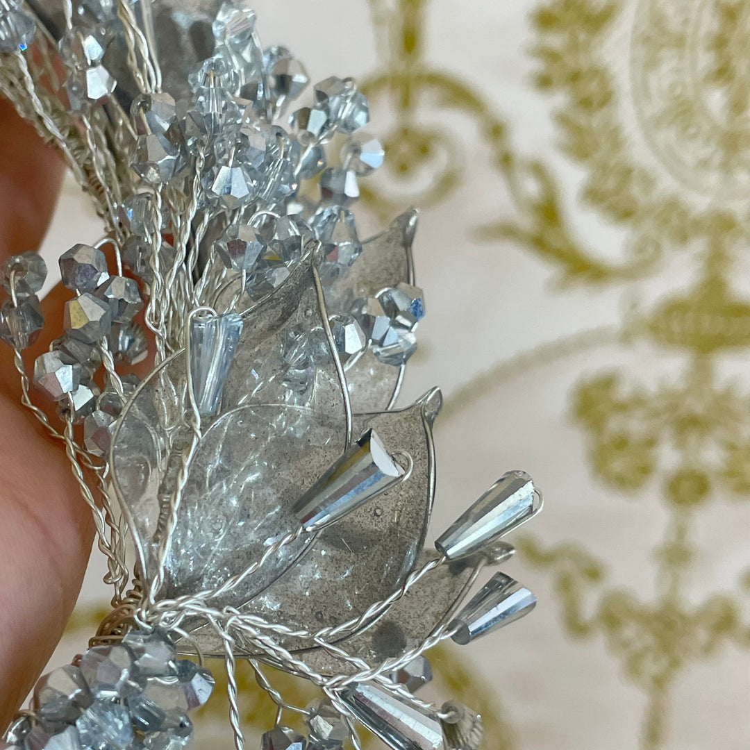 Silver hair vine with comb