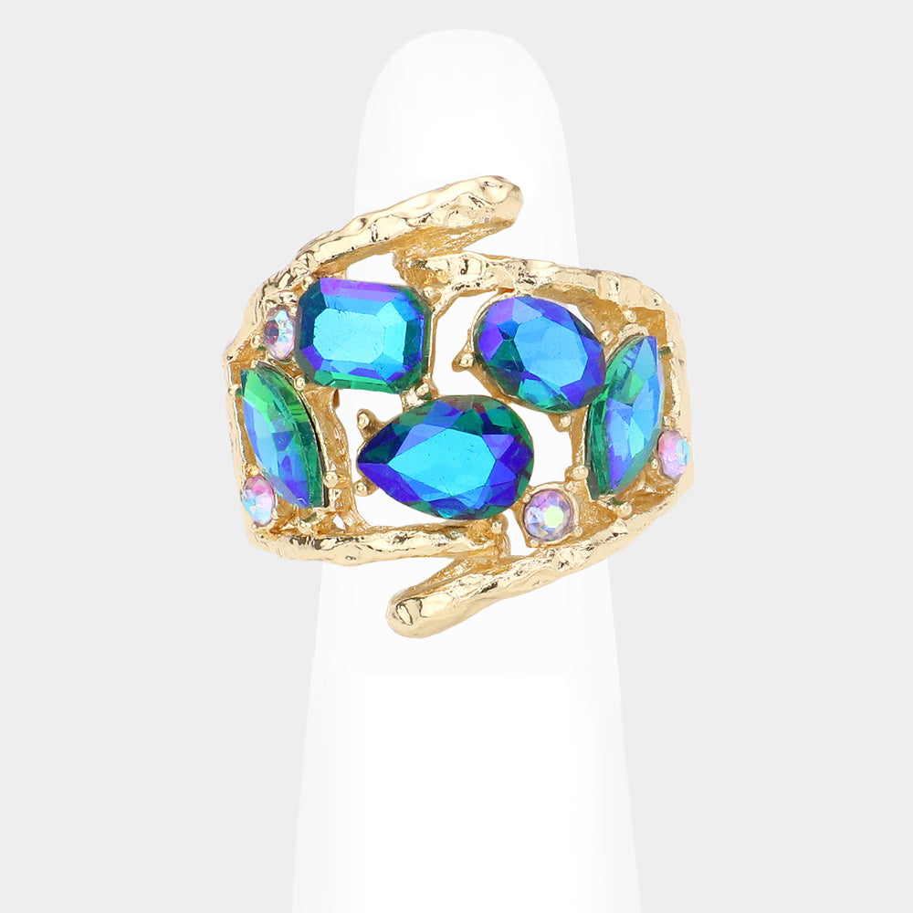 Multi Stone Stretch Ring