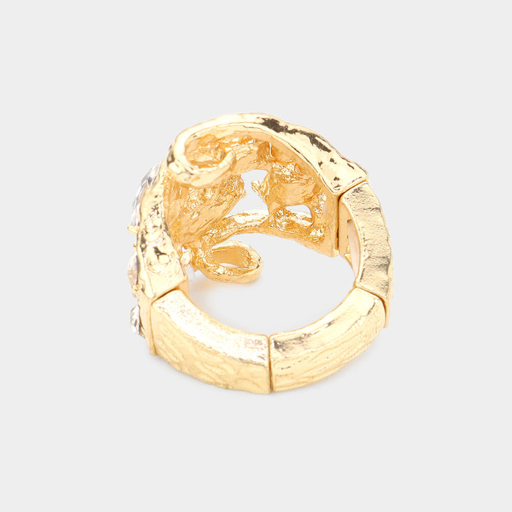 Multi Stone Stretch Ring