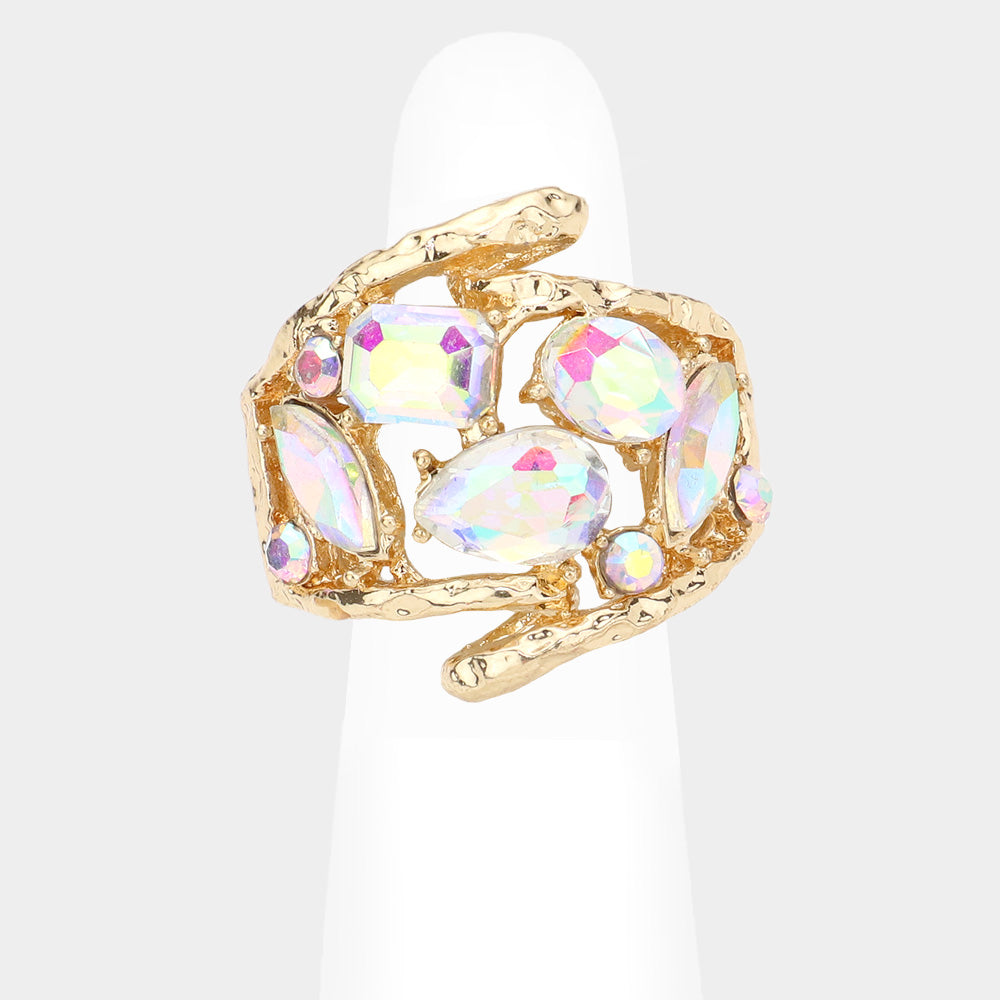 Multi Stone Stretch Ring