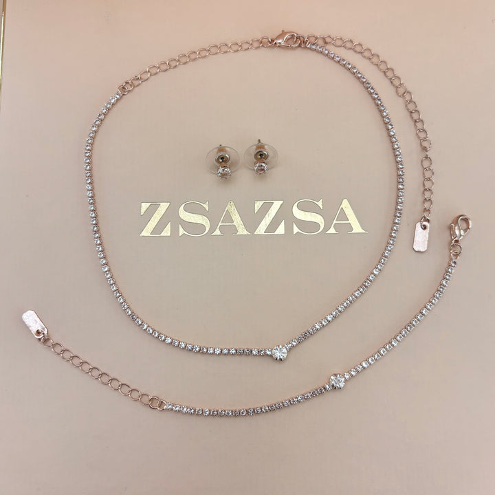 Rose gold set