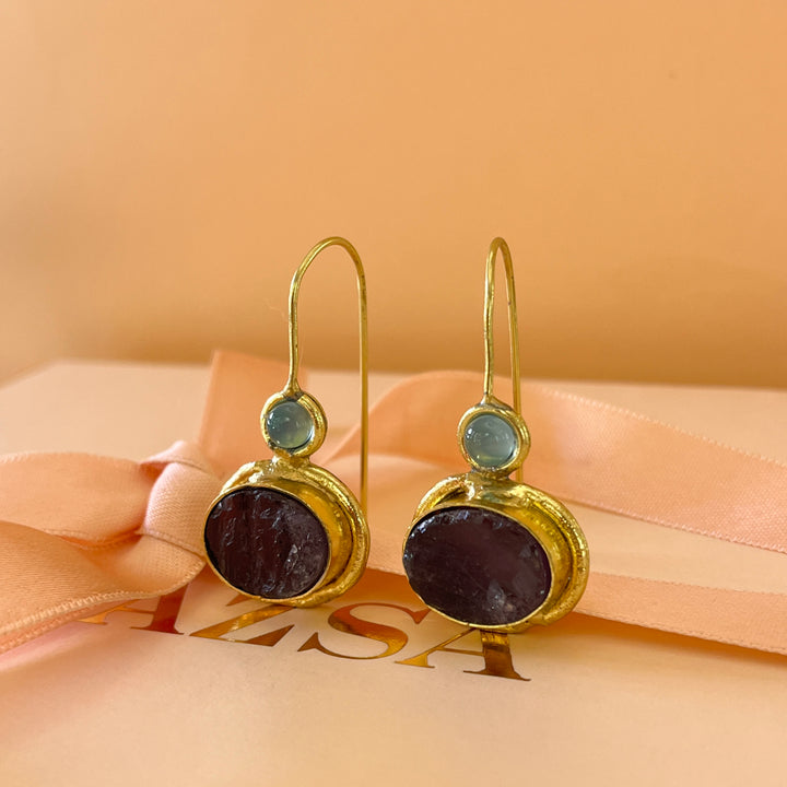 Amethyst handmade set