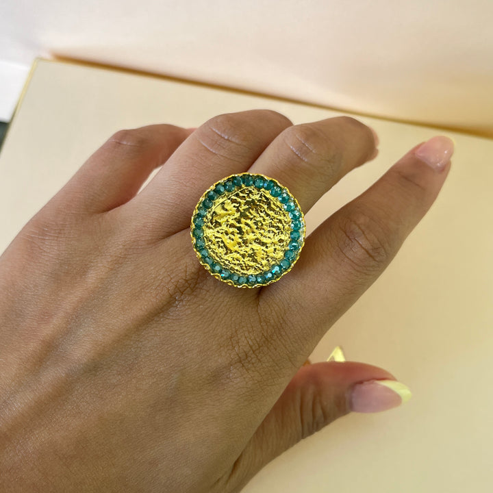 Handmade verdemar gold plated set