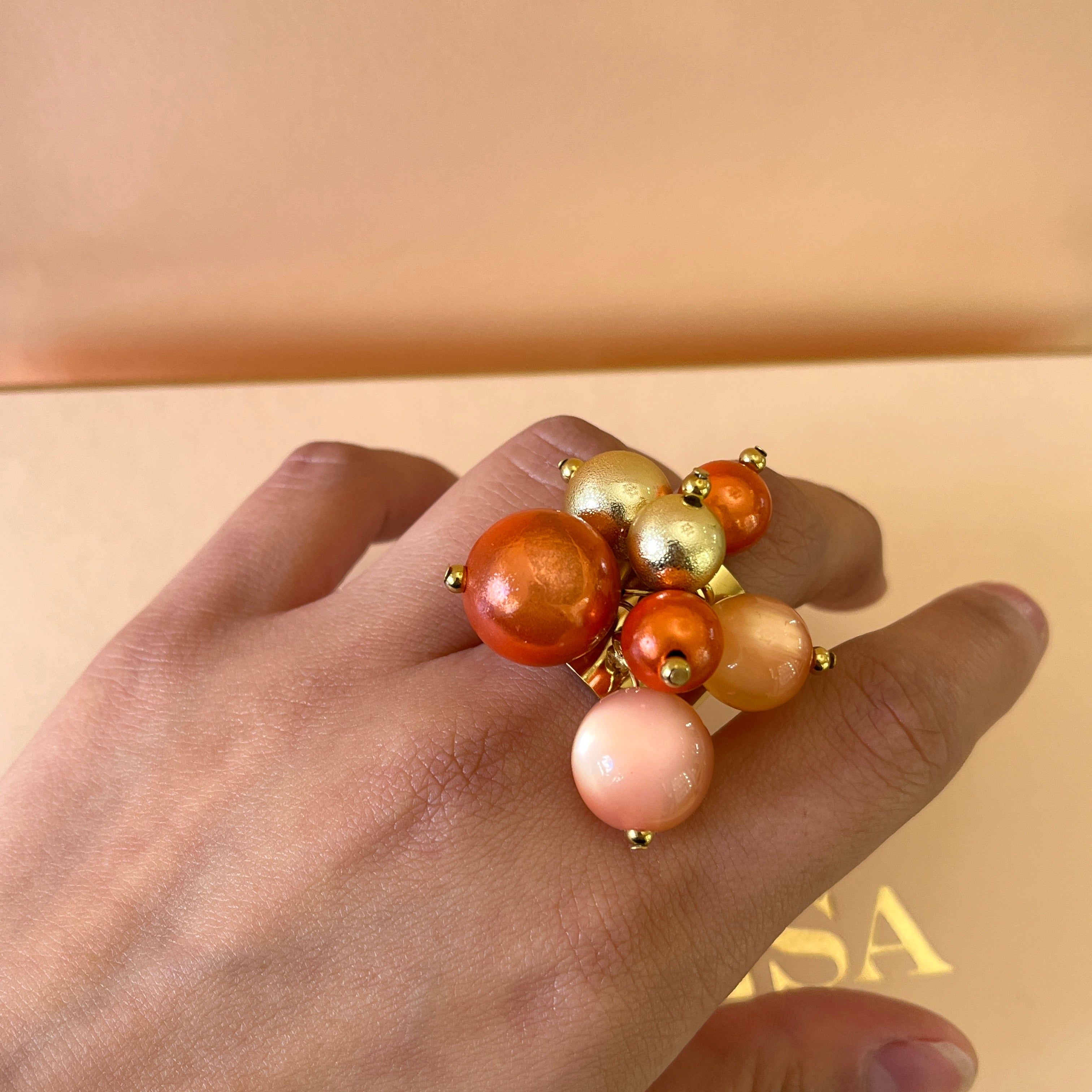 Orange resin set