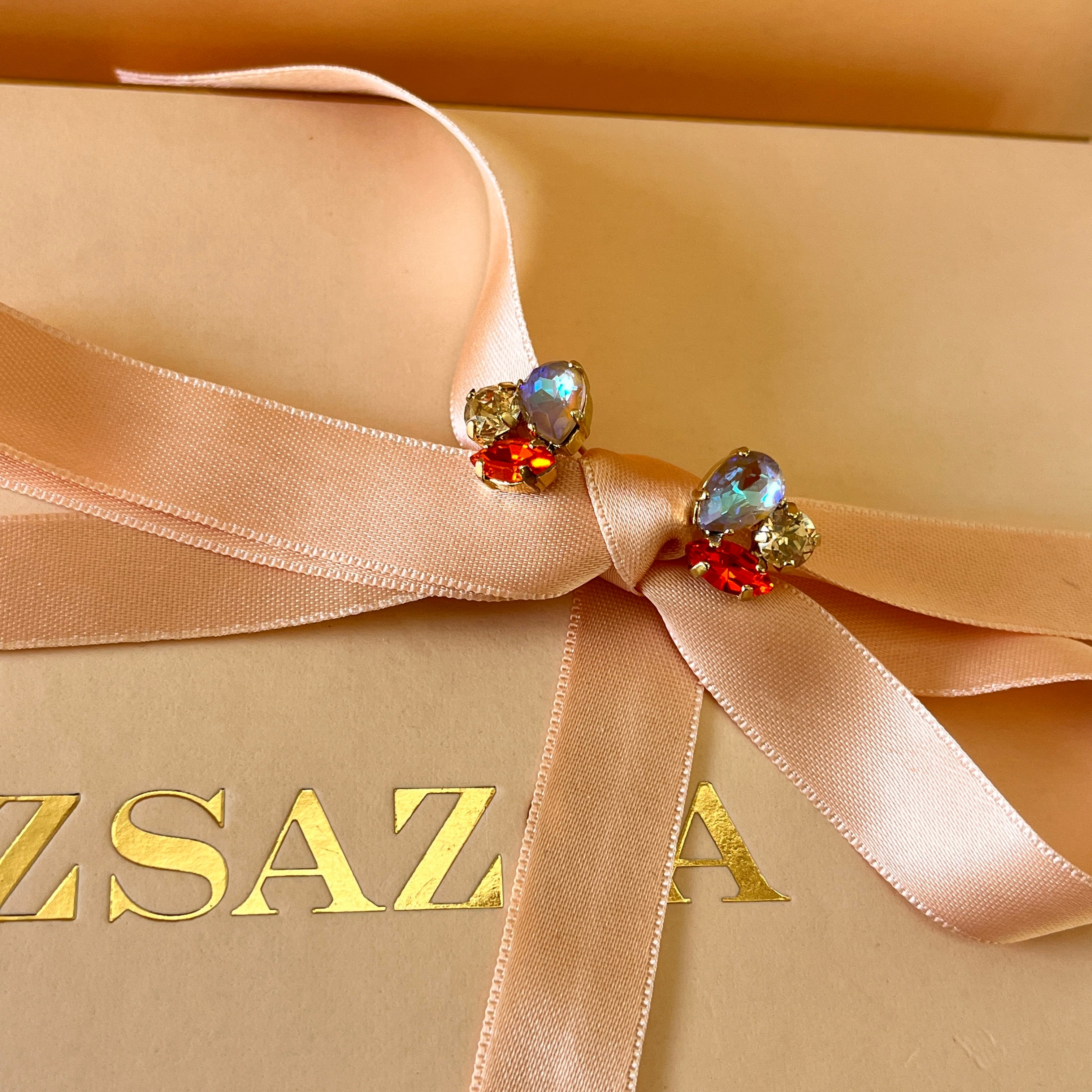 Multicolour Swarovski crystals set