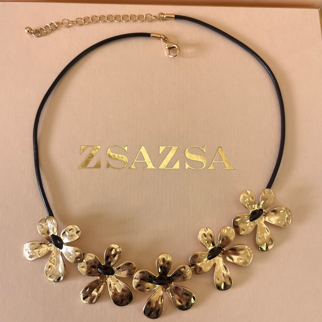 Flower gold plated set