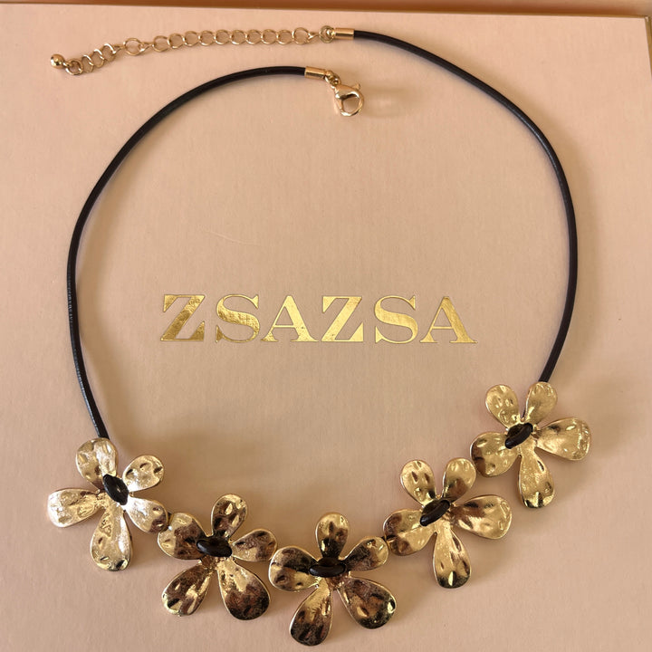 Flower gold plated set