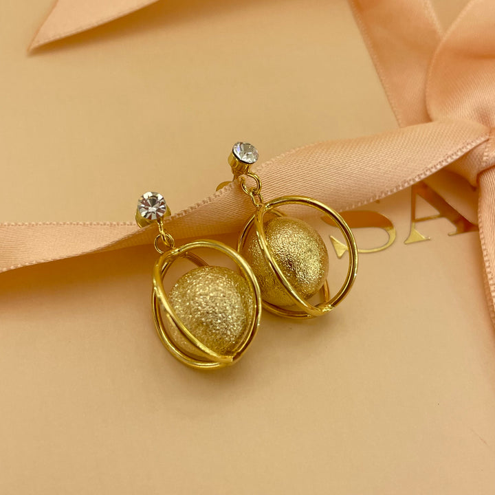Rhinestone earrings