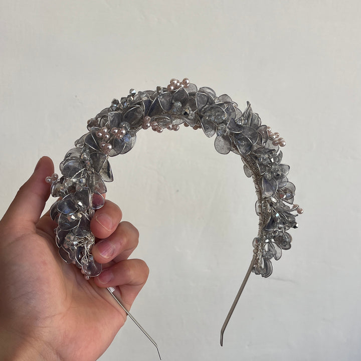 Grey headband