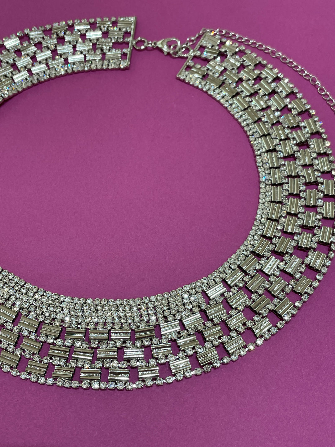 Rhinestone choker