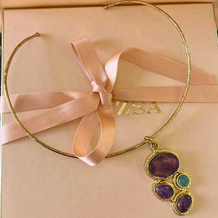Amethyst handmade set