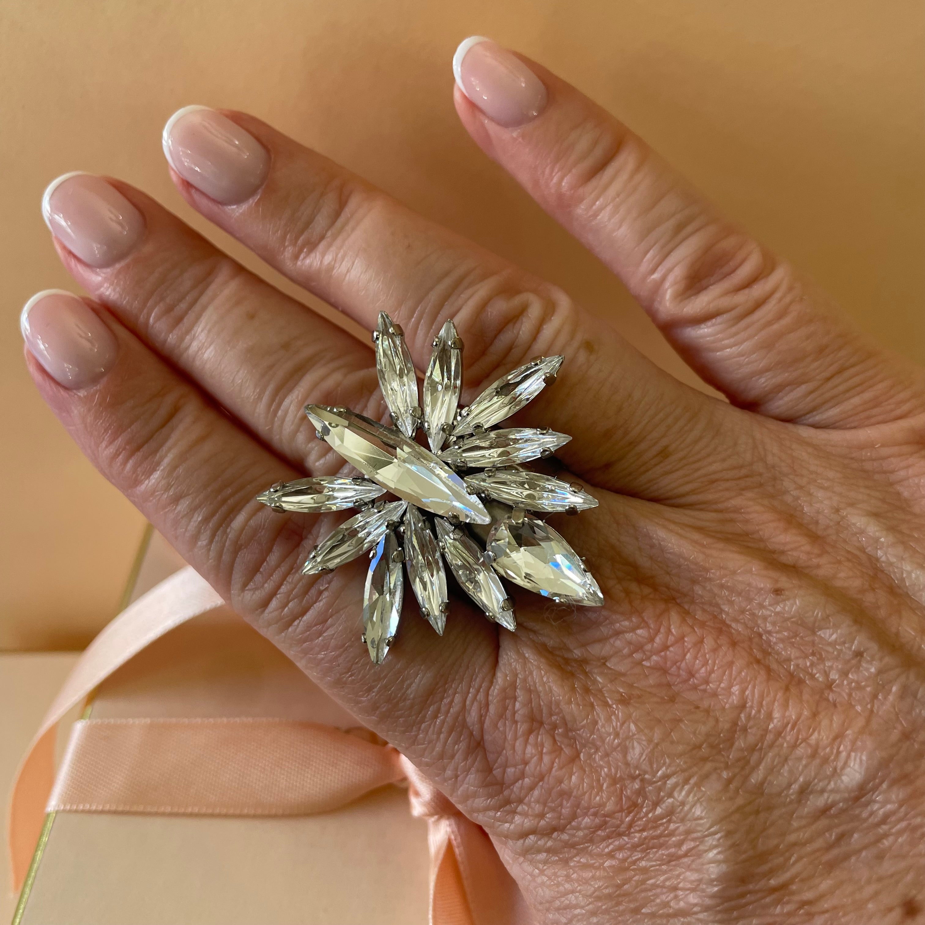 Swarovski ring and bracelet