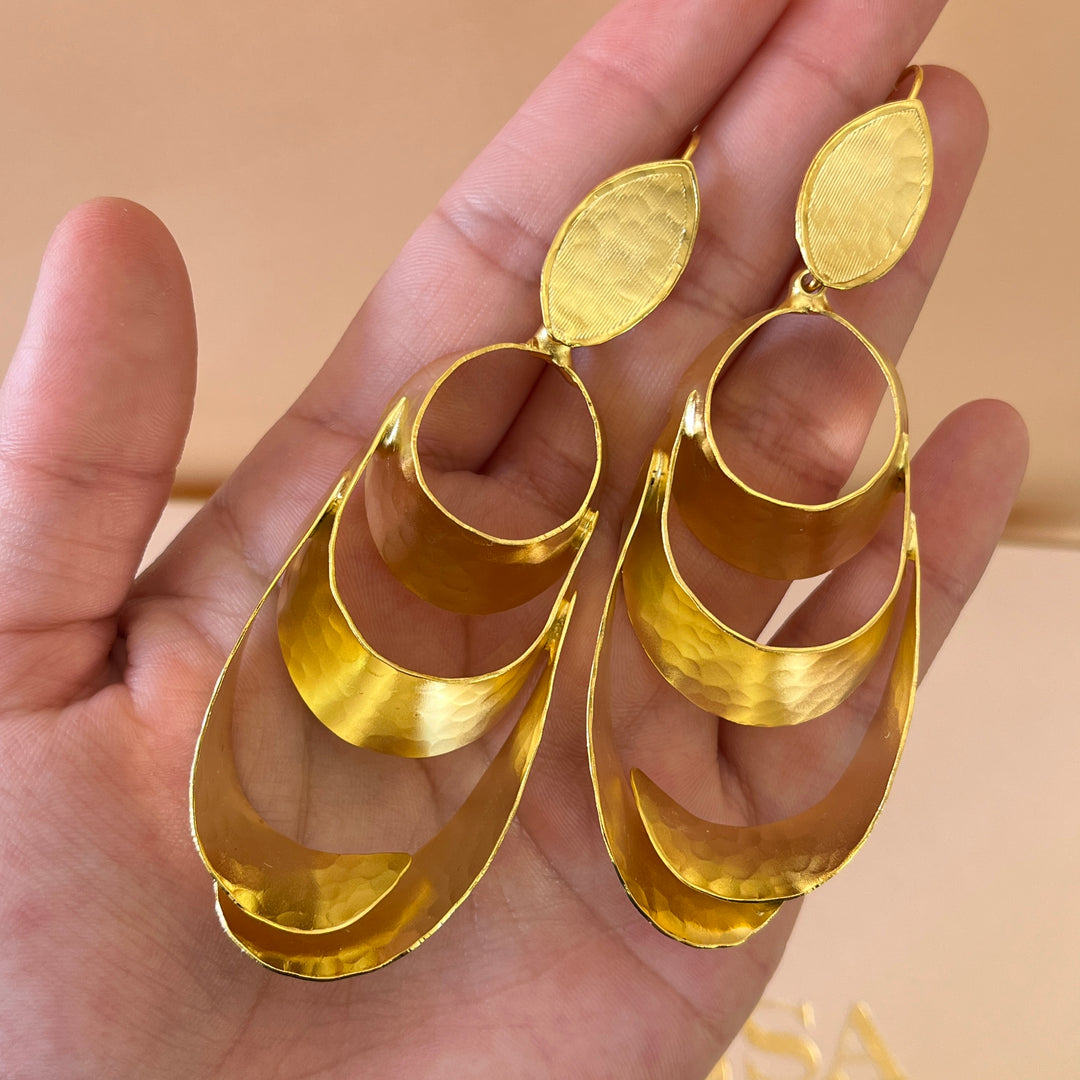 Gold handmade hooks