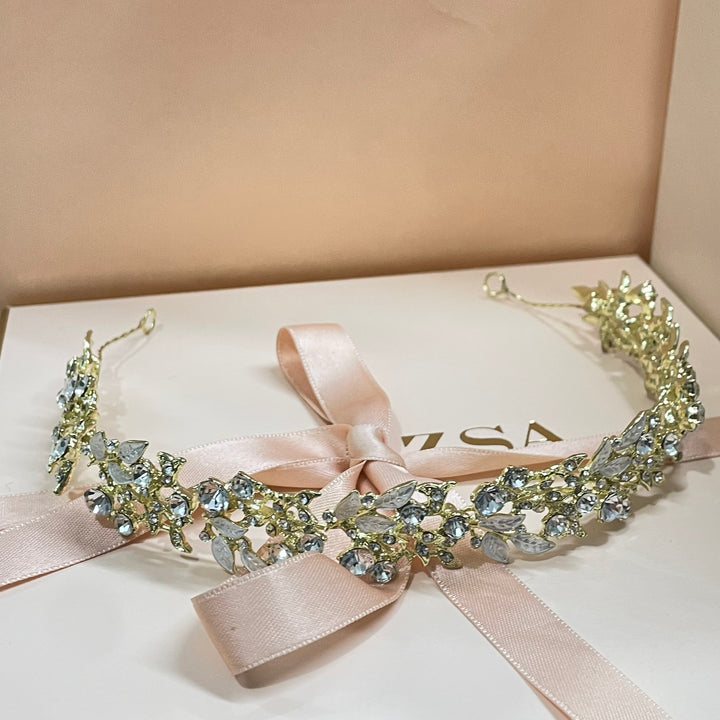 Versatile flowers and marquise headpiece