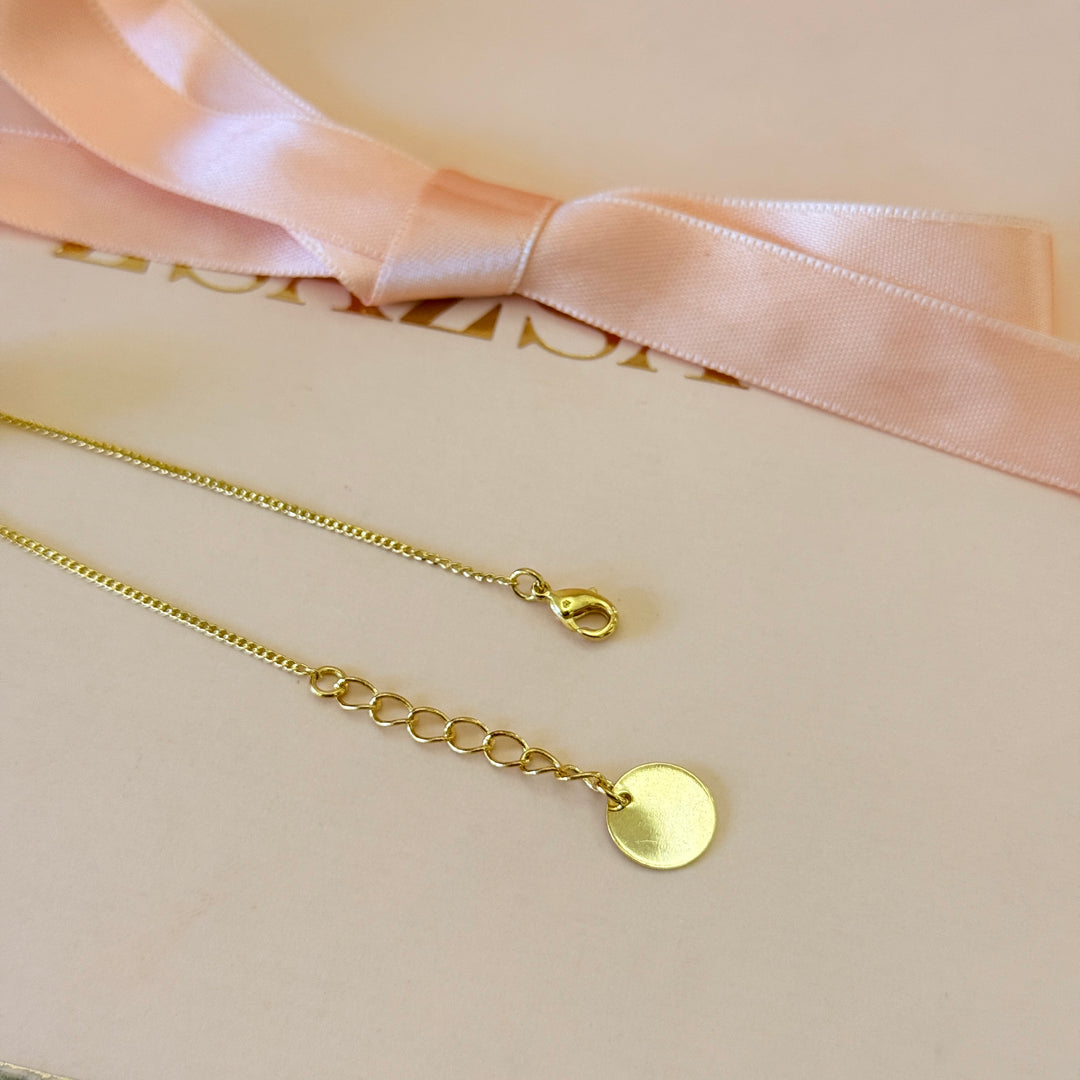 Zircone ball in the middle gold plated bracelet