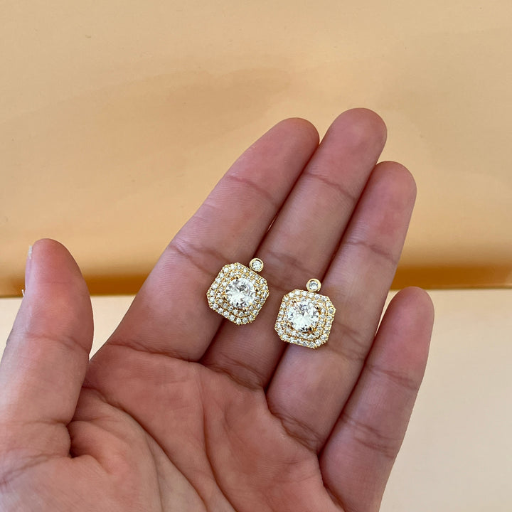 Square zircone set
