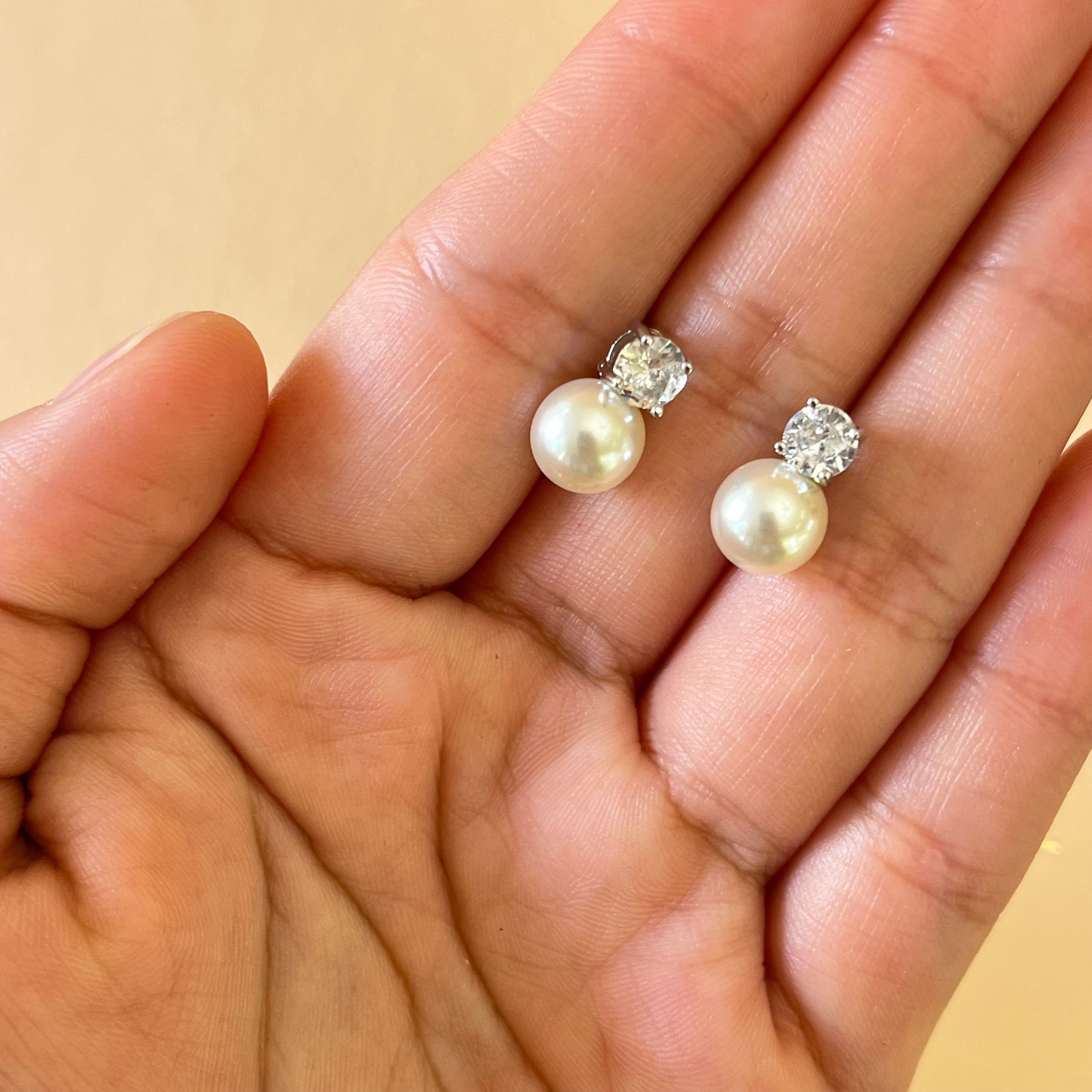 Zircone & pearls set