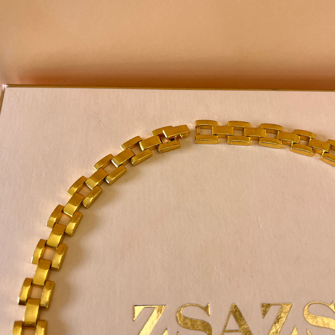 Chain gold plated necklace