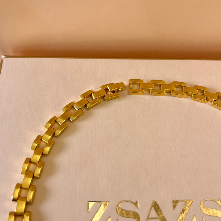 Chain gold plated necklace