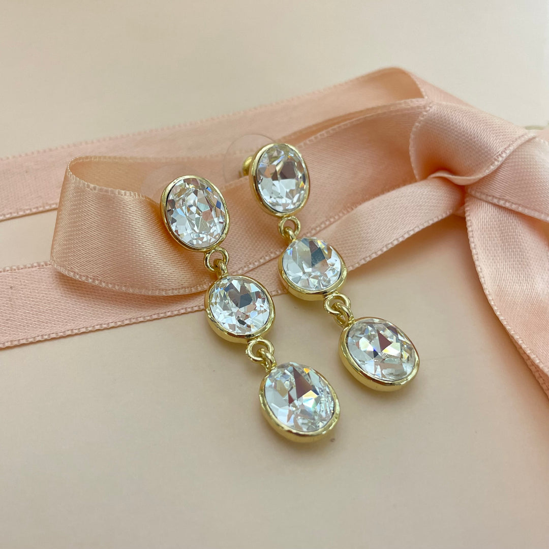 Oval earrings