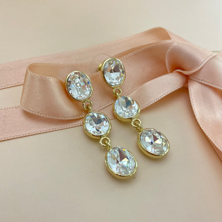 Oval earrings