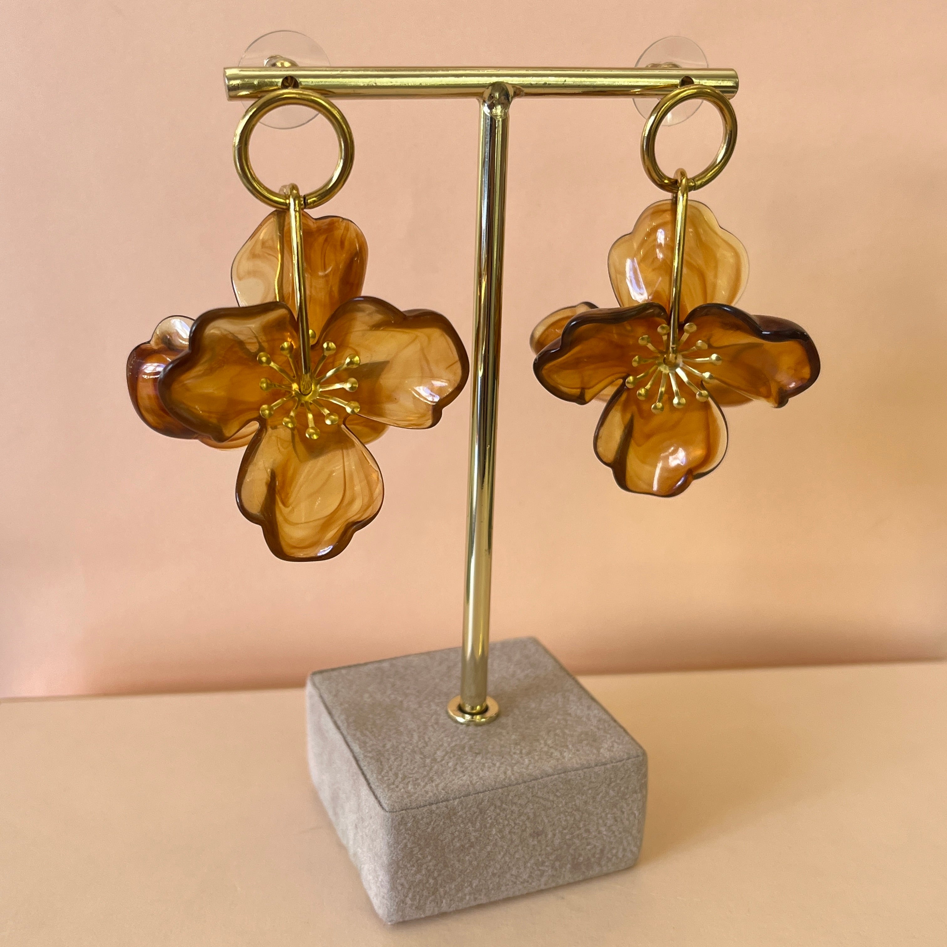 flower earrings