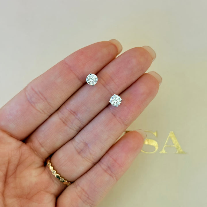 Dainty zircone sterling silver set