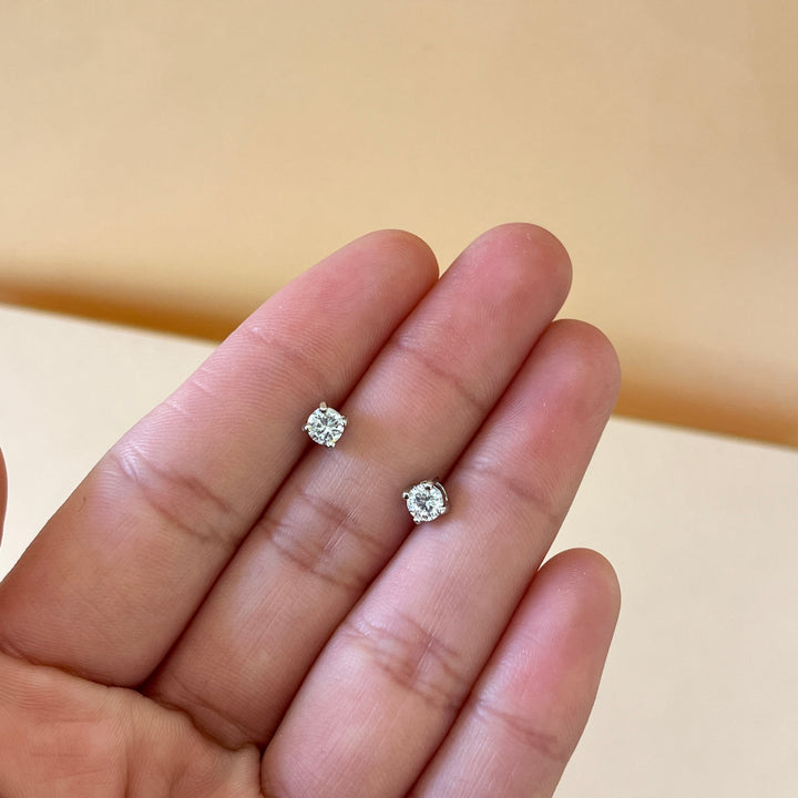 Solitare zircone silver set