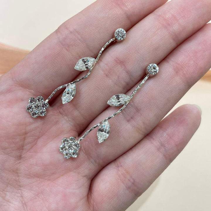 Flower earrings