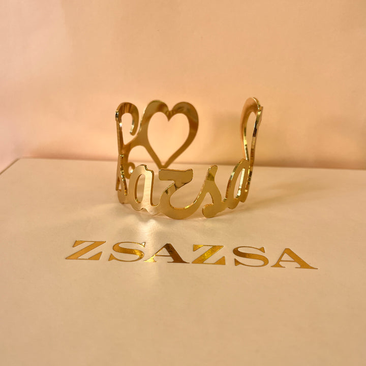 Zsazsa gold plated bangle