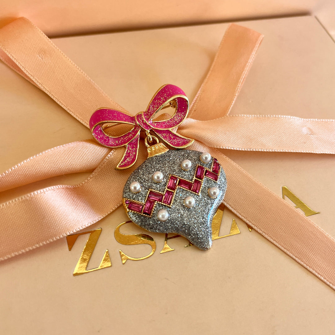 Pink Christmas bauble