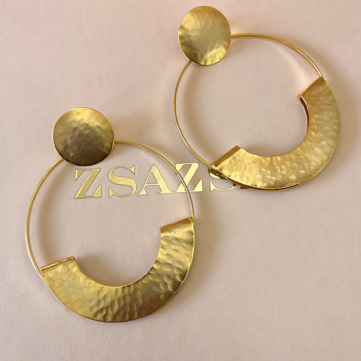 Big handmade earrings
