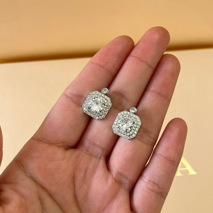 Silver zircone set