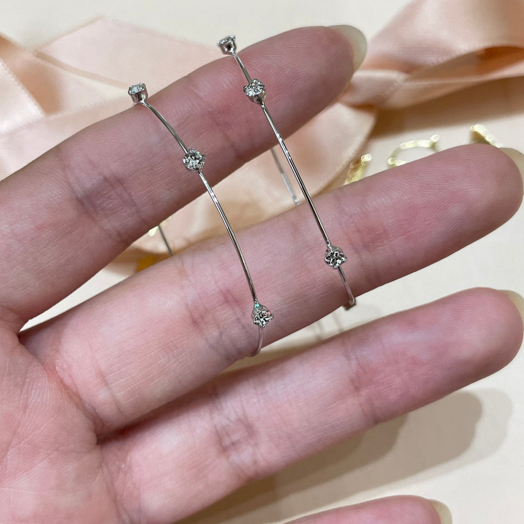 Rhinestone hoops
