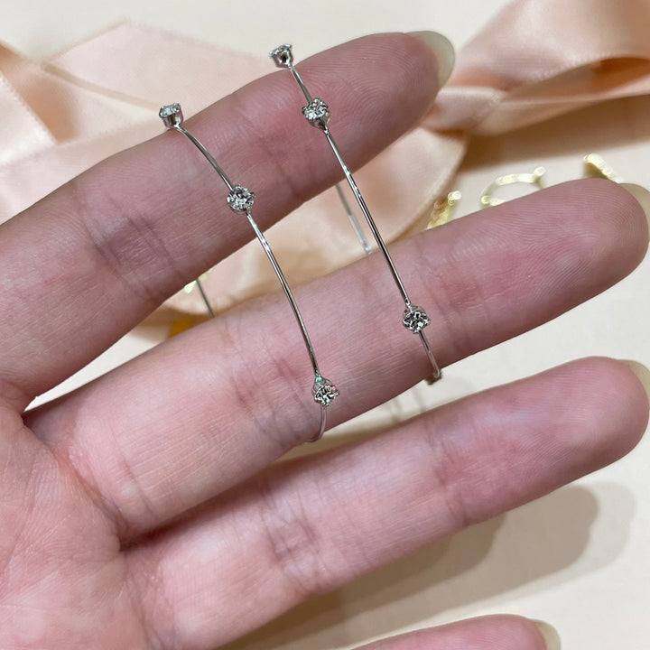 Rhinestone hoops