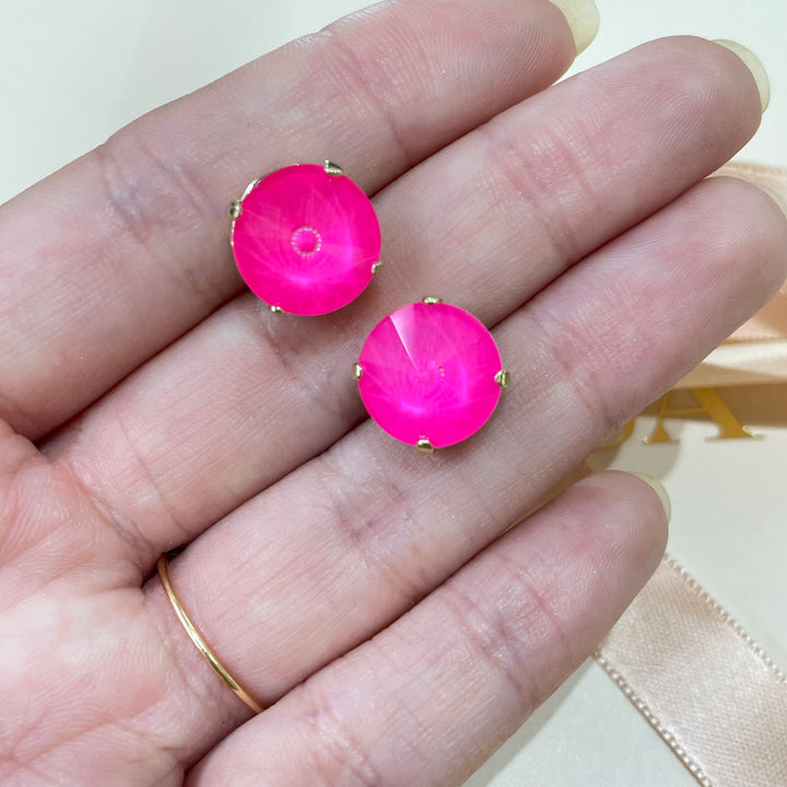 Neon summer studs