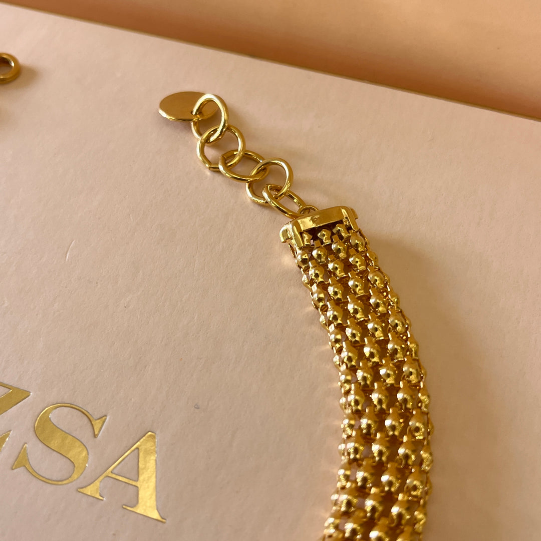 Chain gold plated necklace